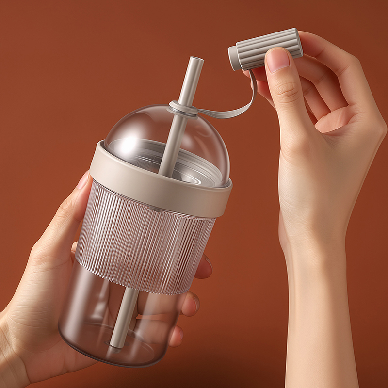 Training Cup Straw - Coffee Cups With Lids Reusable 17oz