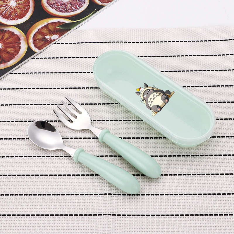 Weaning Spoon Set - 2pcs My Neighbor Totoro Spoon Forks