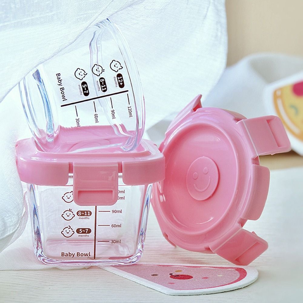 Baby Food In Jars - Glass Food Storage Box New 170ml