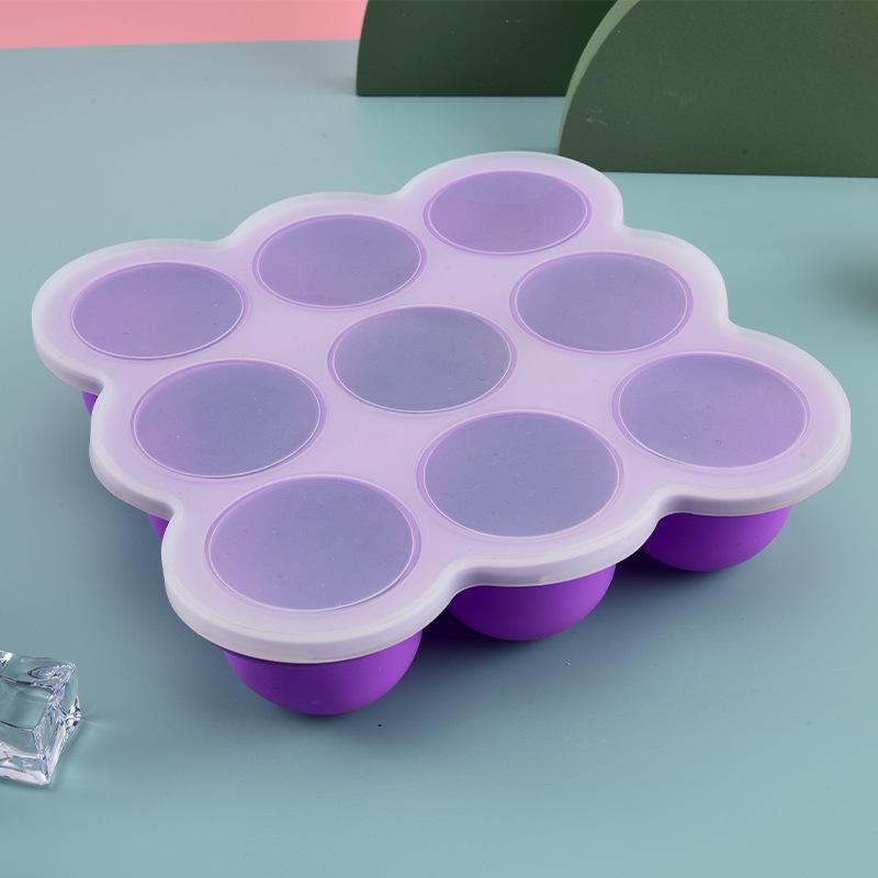 Baby Food In Jars - Baby Food Silicone Container 9Grid Freezer