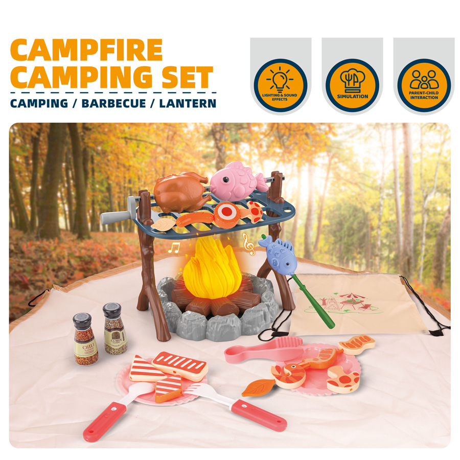 Baby Food Toy - Kids Camping Tent Set Baby Playground