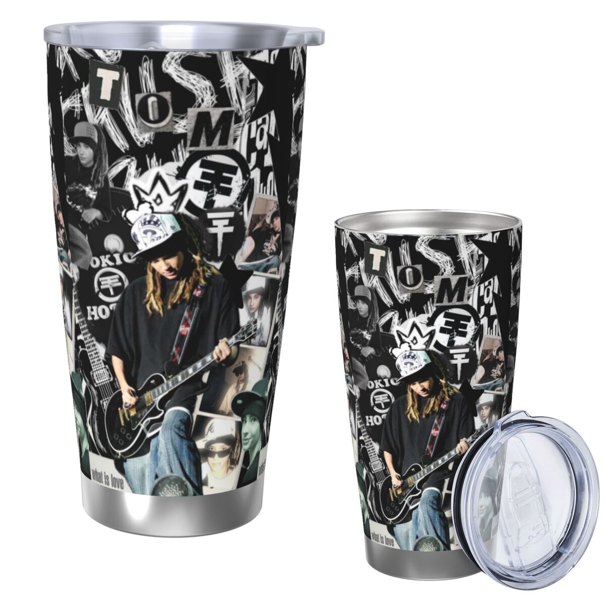 Training Cup Straw - Tokio Hotel Tom Kaulitz Music Band