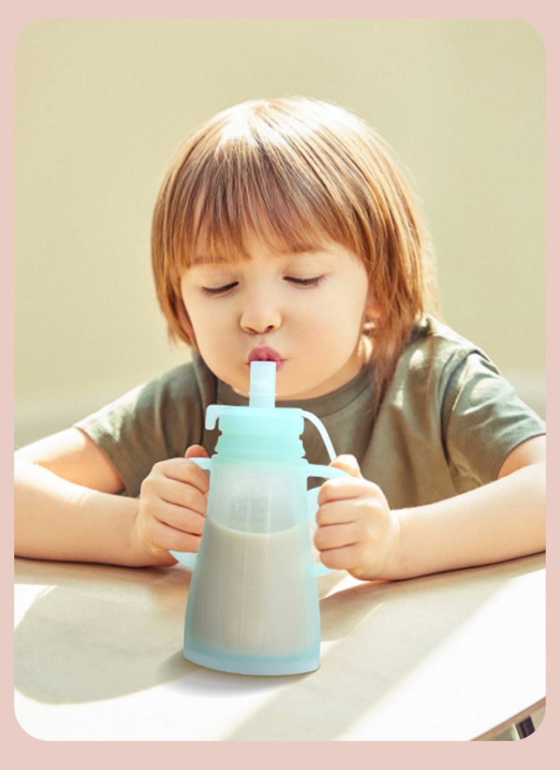 Baby Food In Jars - New Reusable Silicone Breast Milk Storage