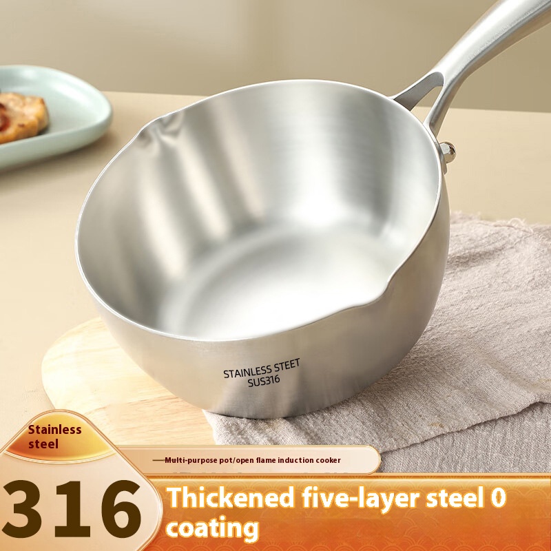 Baby Food In Jars - 316 stainless steel pot thickening non-stick