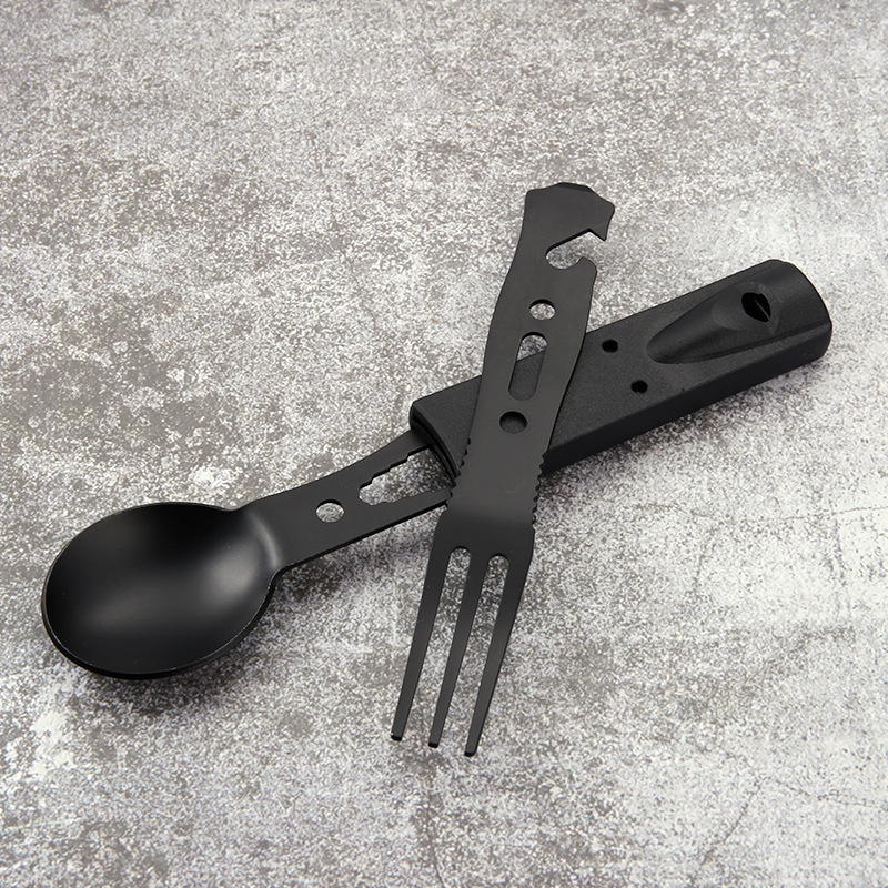 Stainless Steel Camping Cutler - Weaning Spoon Set 评论和价格