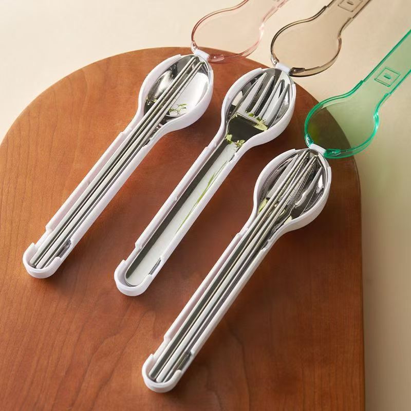 Portable Cutlery Set with Stor - Weaning Spoon Set 评论和价格