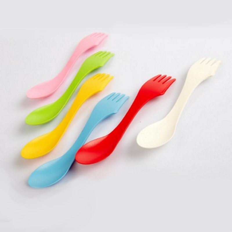 6PCS 3-in-1 Camp Utensils Set  - Weaning Spoon Set 评论和价格