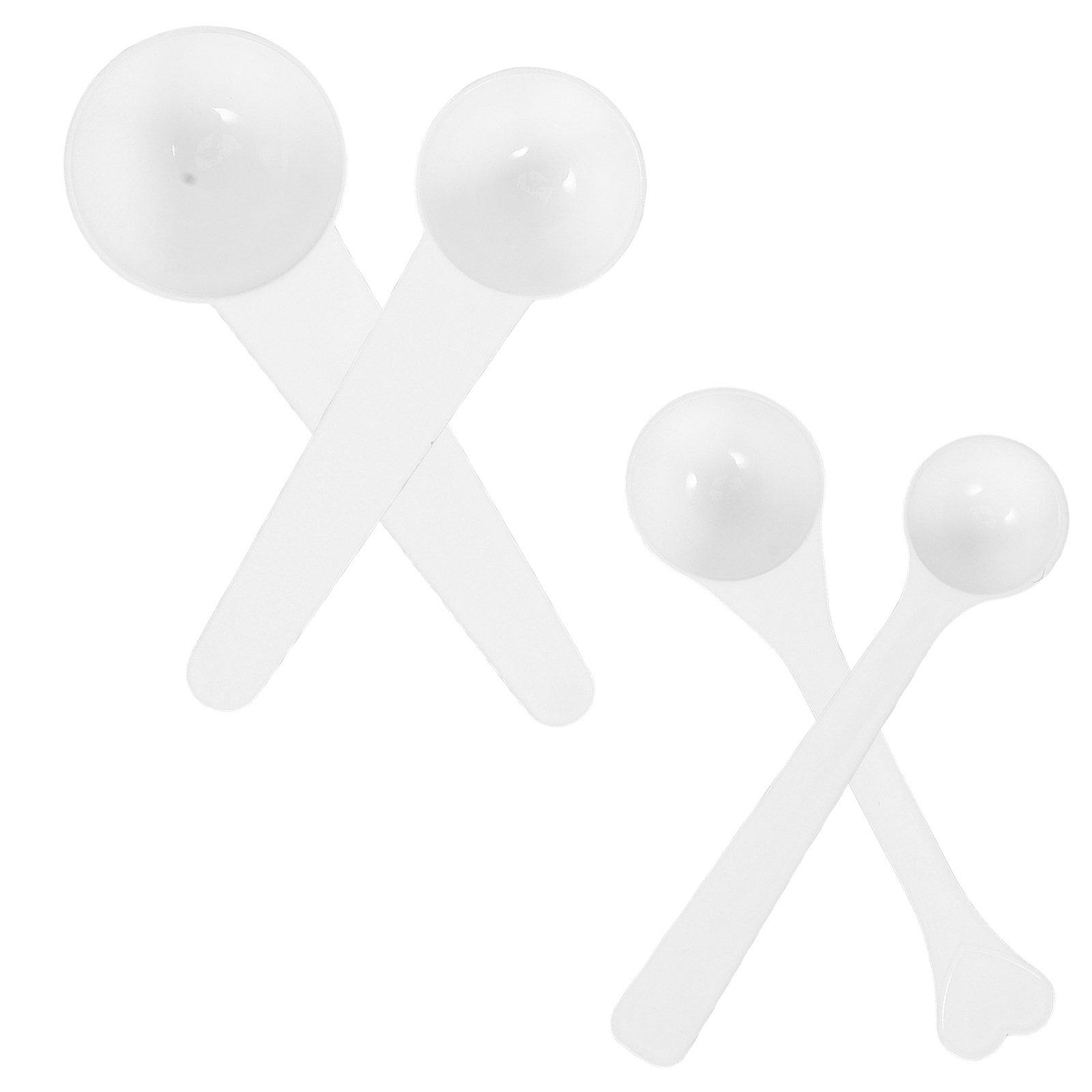 4Pcs Ergonomic Plastic Measuri - Dry Food Baby 评论和价格