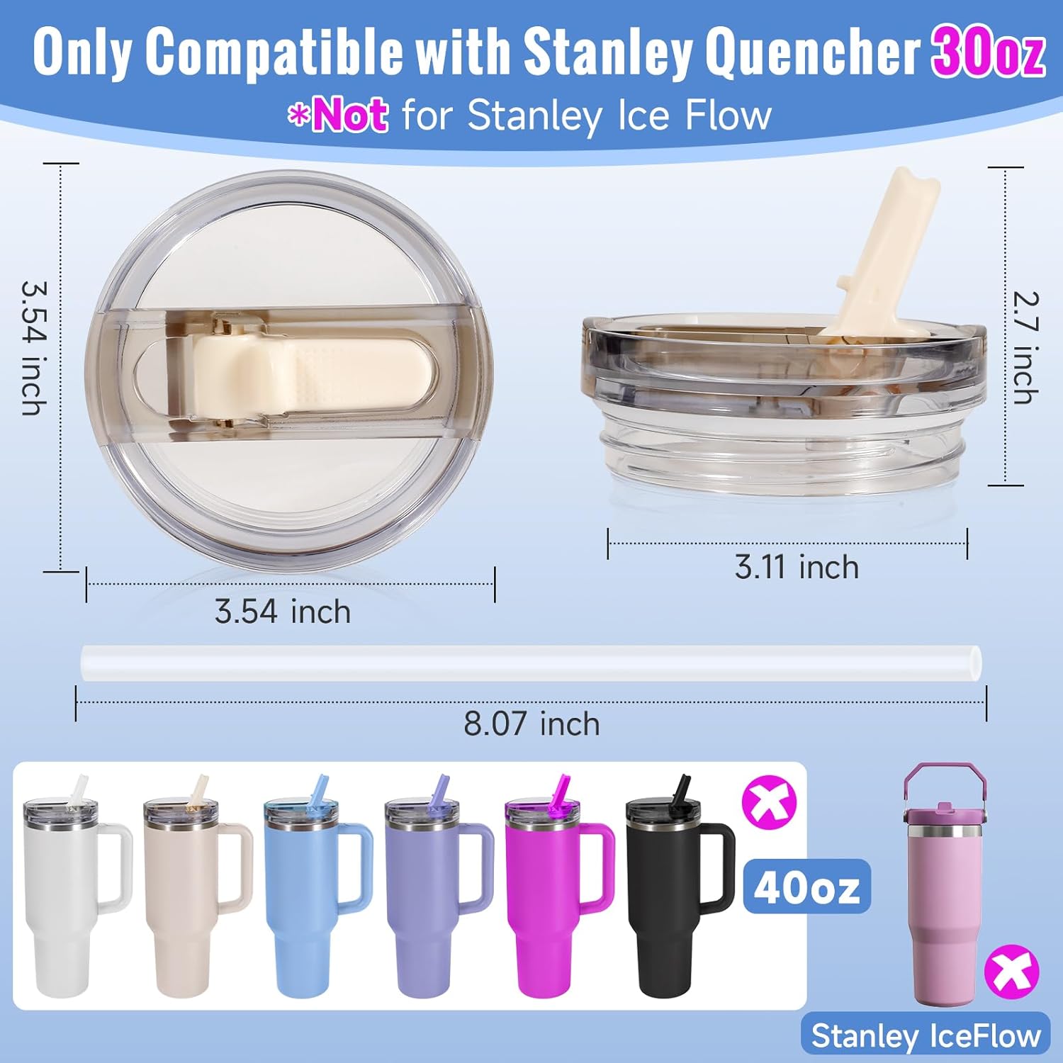 Replacement Lid for Stanley Cu - Training Cup Straw 评论和价格