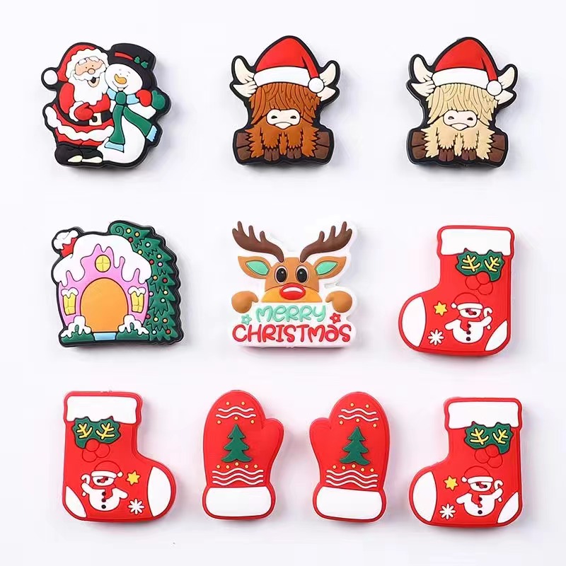 20pcs Silicone Beads Christmas - Baby Food Toy 评论和价格
