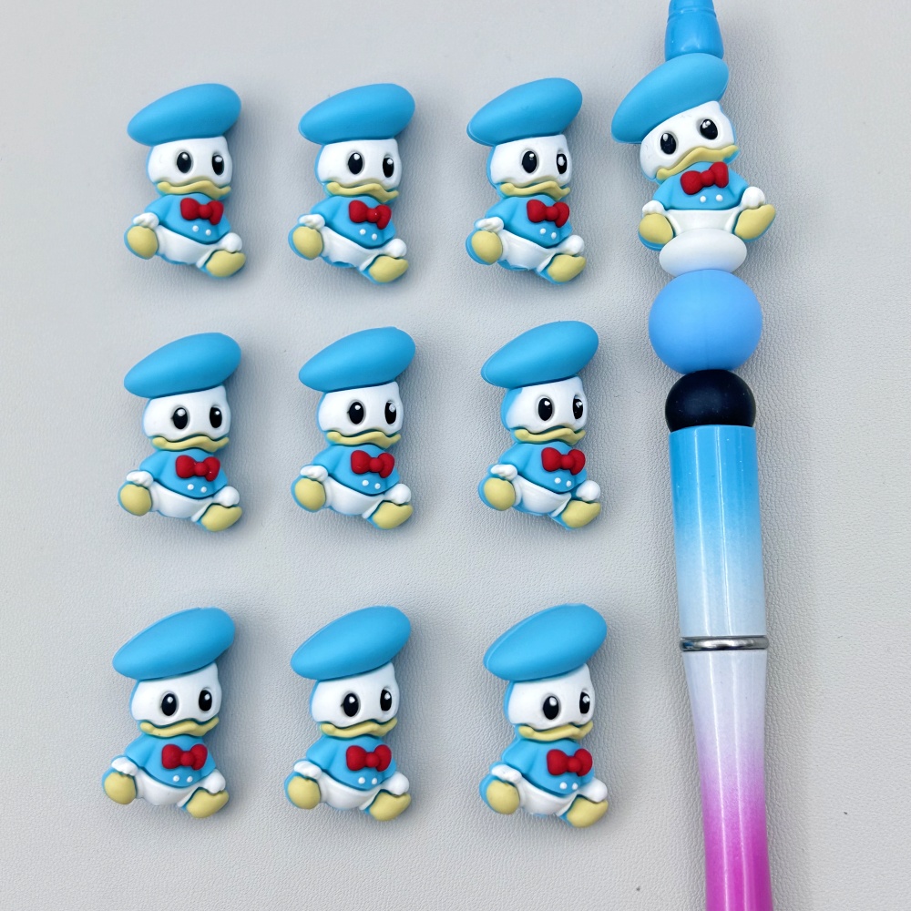 10PC DIY 3D Cartoon Silicone B - Baby Food Toy 评论和价格