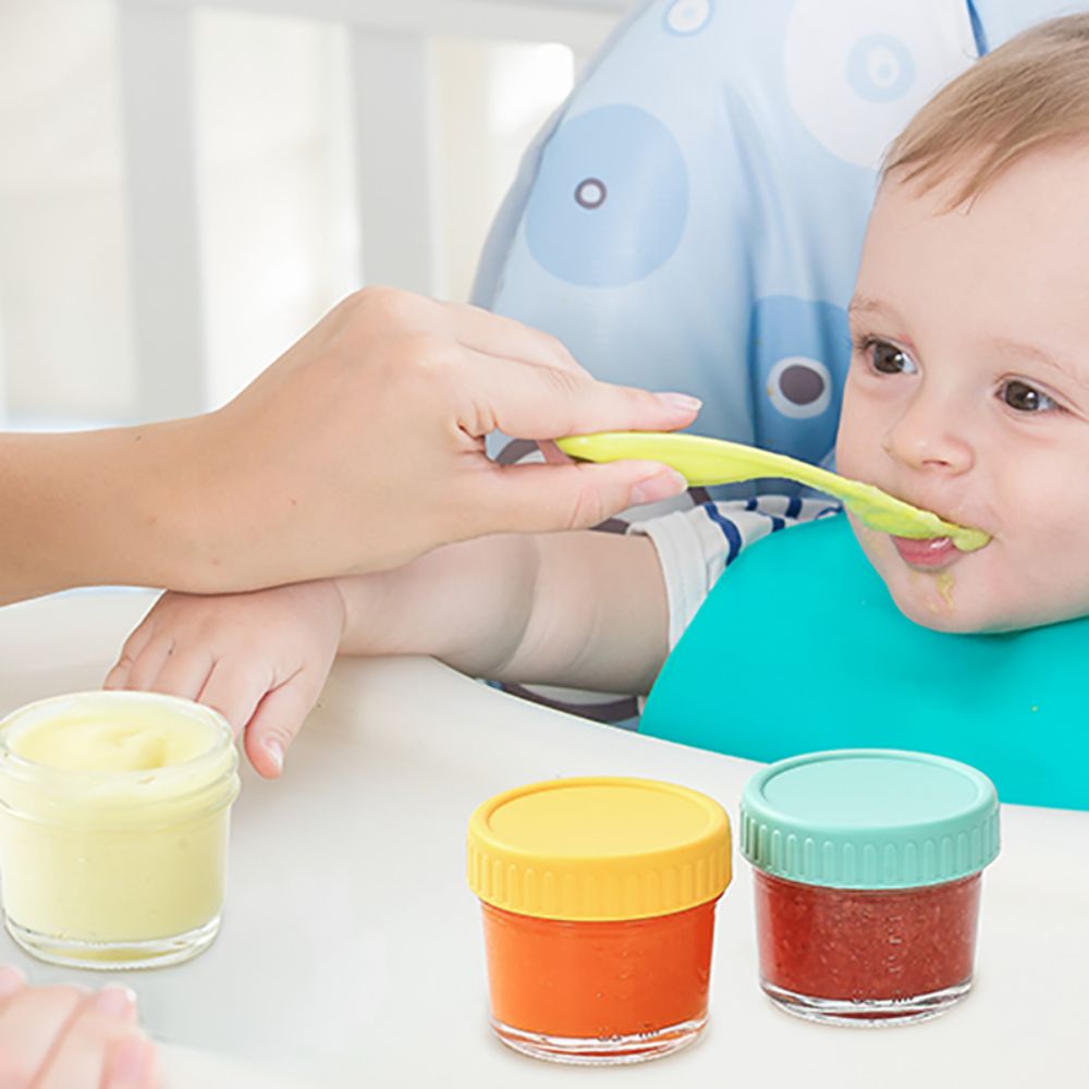 6pcs Glass Baby Food Jar Reusa - Baby Food In Jars 评论和价格