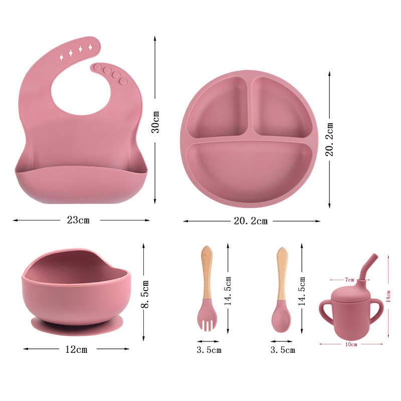 Children's silicone tableware  - Weaning Spoon Set 评论和价格