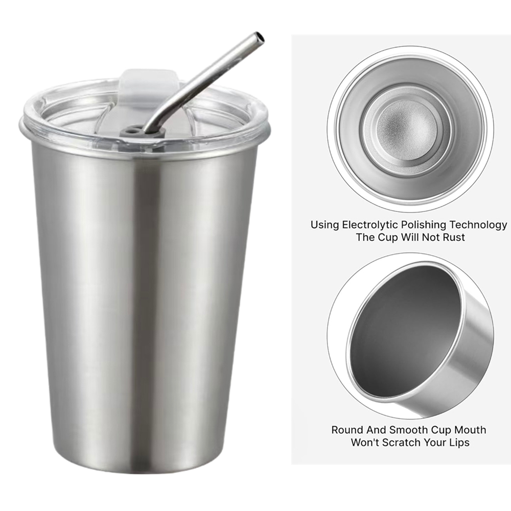 3 Pack  Stainless Steel Cup Pi - Training Cup Straw 评论和价格