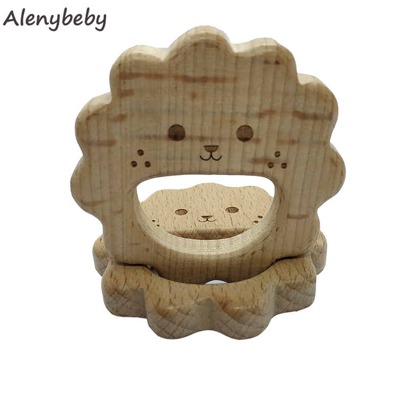 Natural Wooden Teether Bee sha - Baby Food Organic 评论和价格