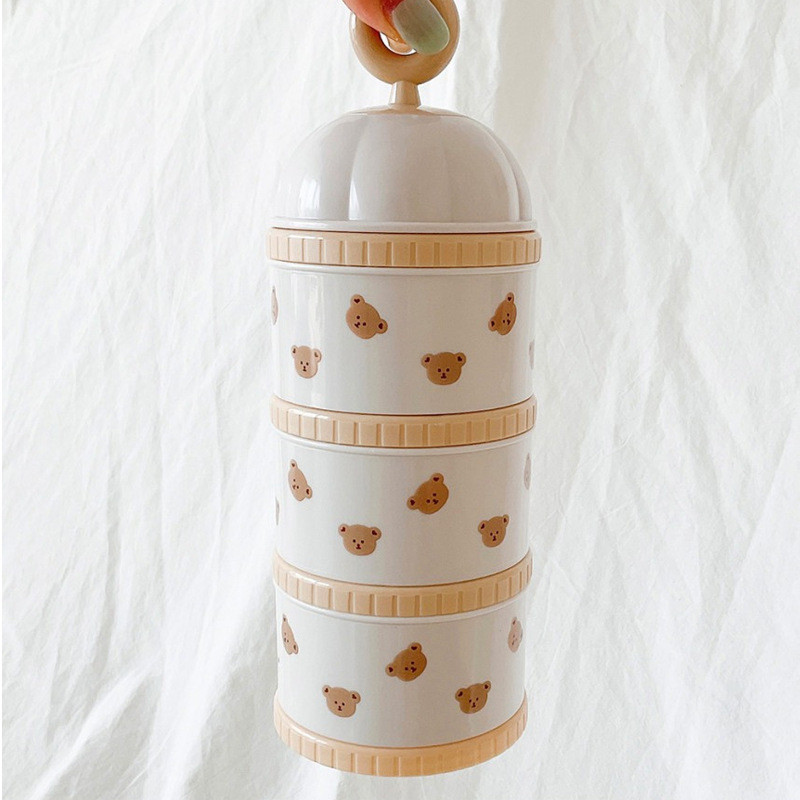 Cute Bear Milk Powder Box Baby - Baby Food In Jars 评论和价格