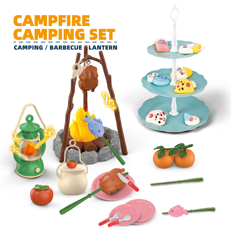 Kids Camping Tent Set Baby Pla - Baby Food Toy 评论和价格