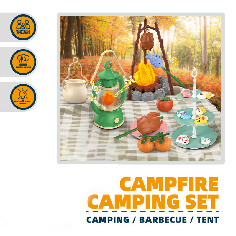 Kids Camping Tent Set Baby Pla - Baby Food Toy 评论和价格