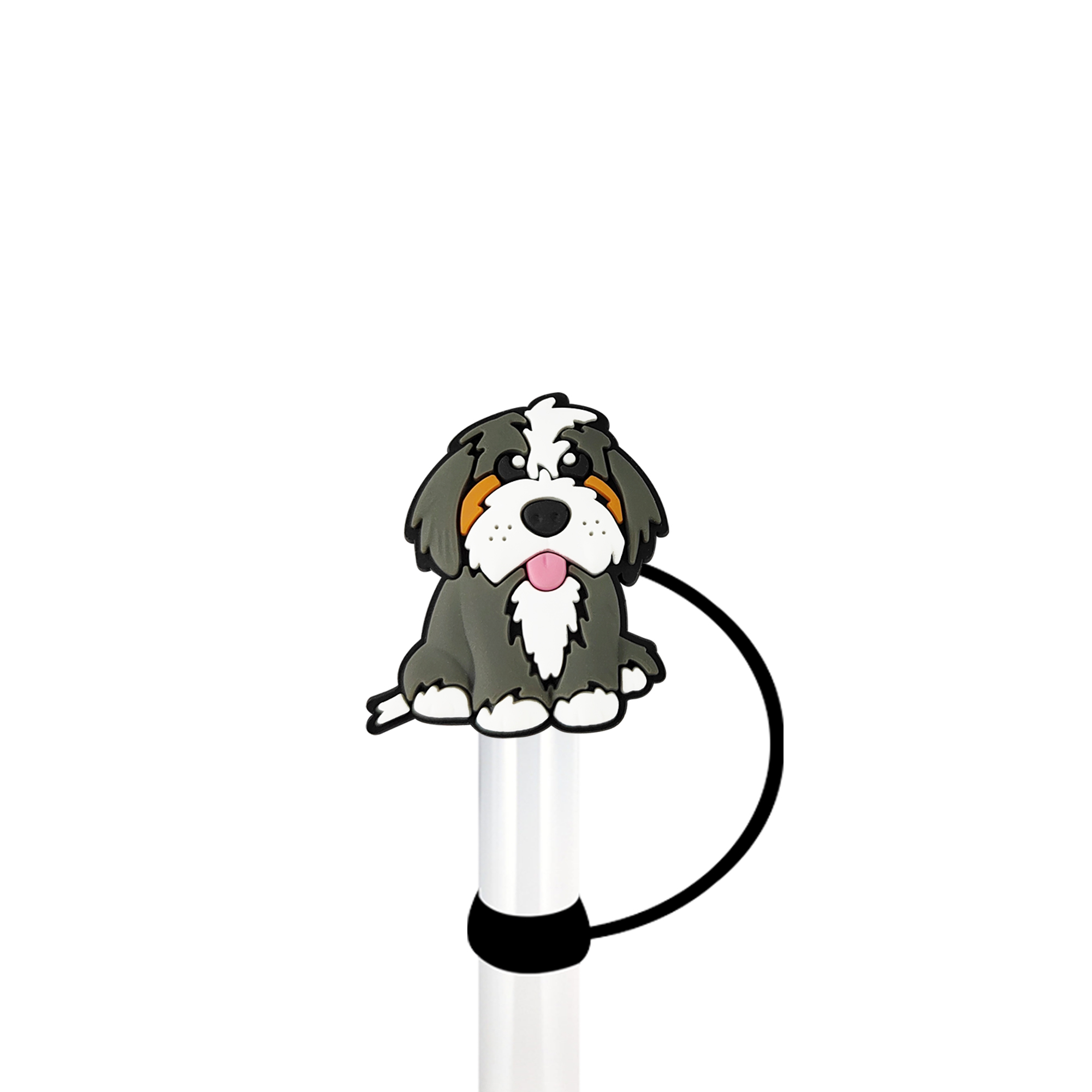 1-12pcs Dog Husky Animal Lid A - Training Cup Straw 评论和价格