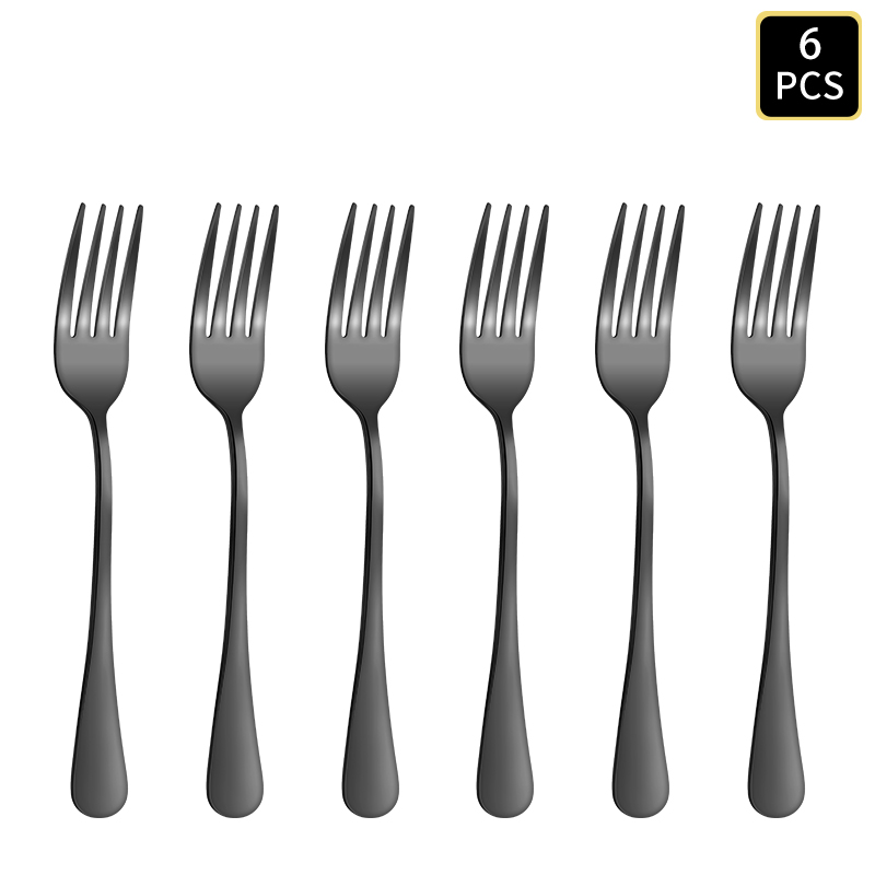 4/6/16/24pcs Black Stainless S - Weaning Spoon Set 评论和价格