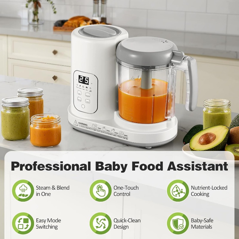 Baby Food Maker Steamer Blende - Baby Food Youtube 评论和价格