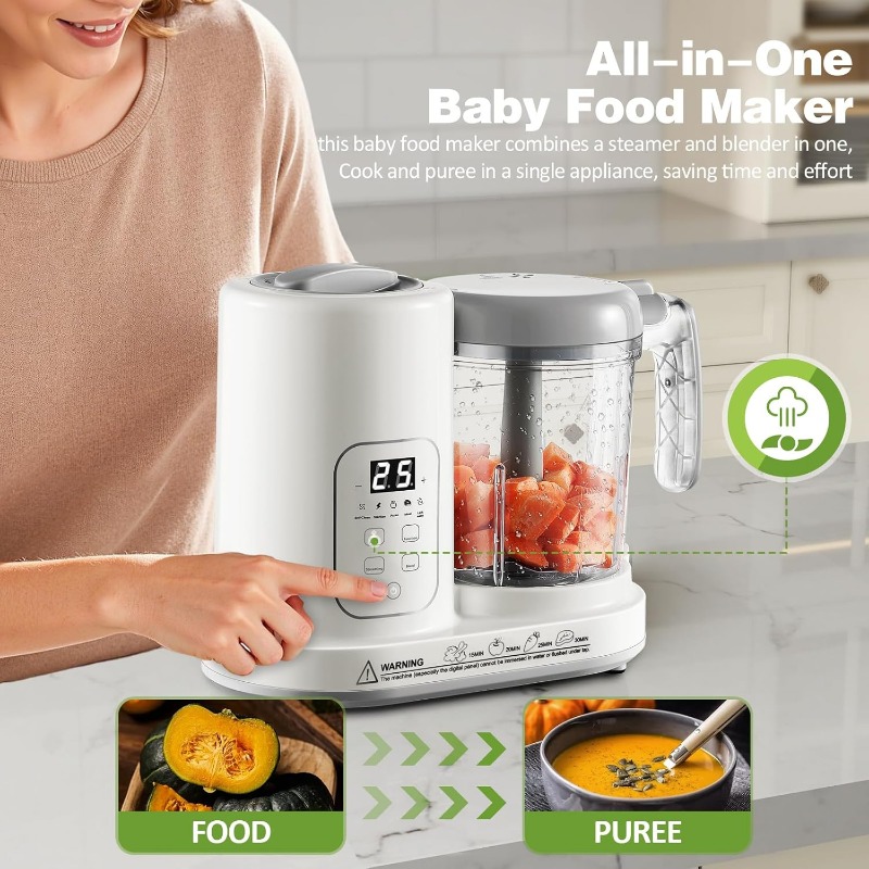 Baby Food Maker Steamer Blende - Baby Food Youtube 评论和价格