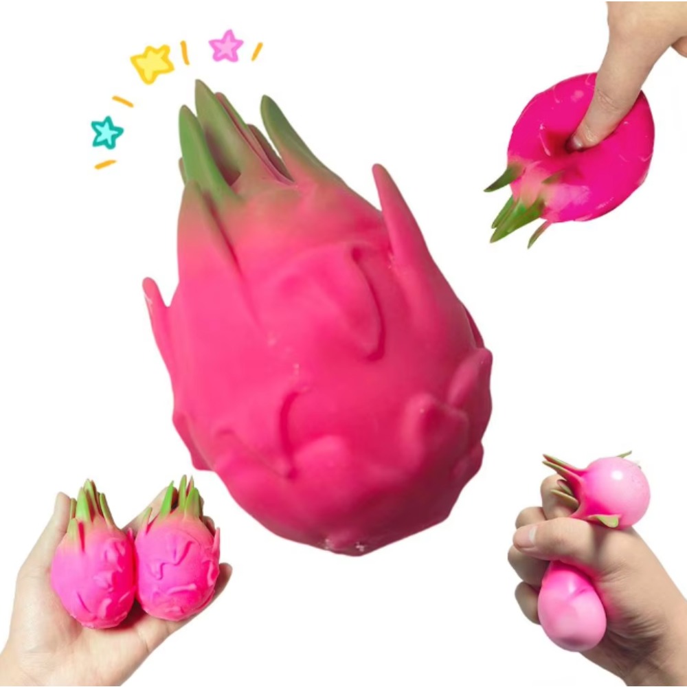 Dragon Fruit Squish Ball Gift  - Baby Food Toy 评论和价格