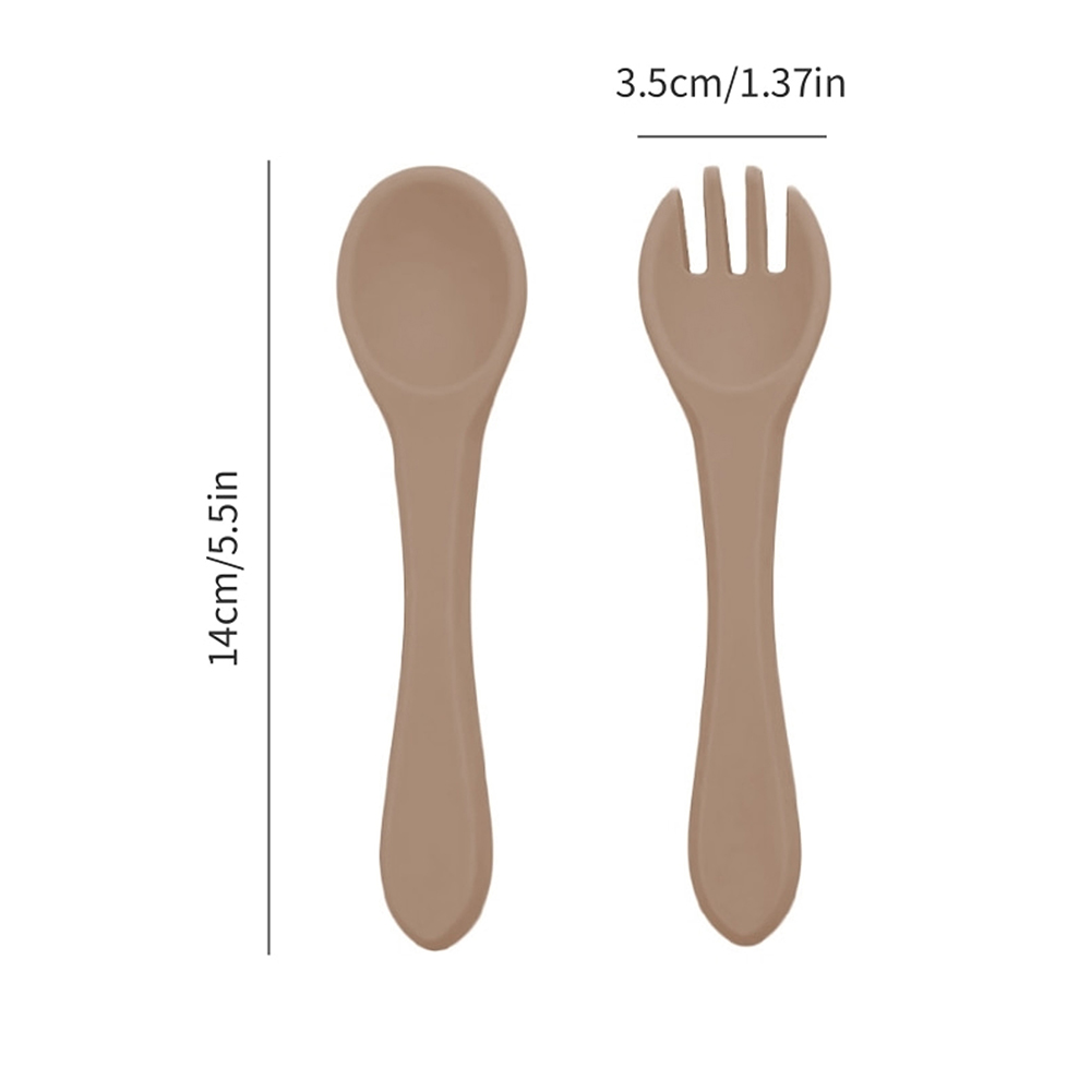 Custom Name 1 Pair Silicone Sp - Weaning Spoon Set 评论和价格
