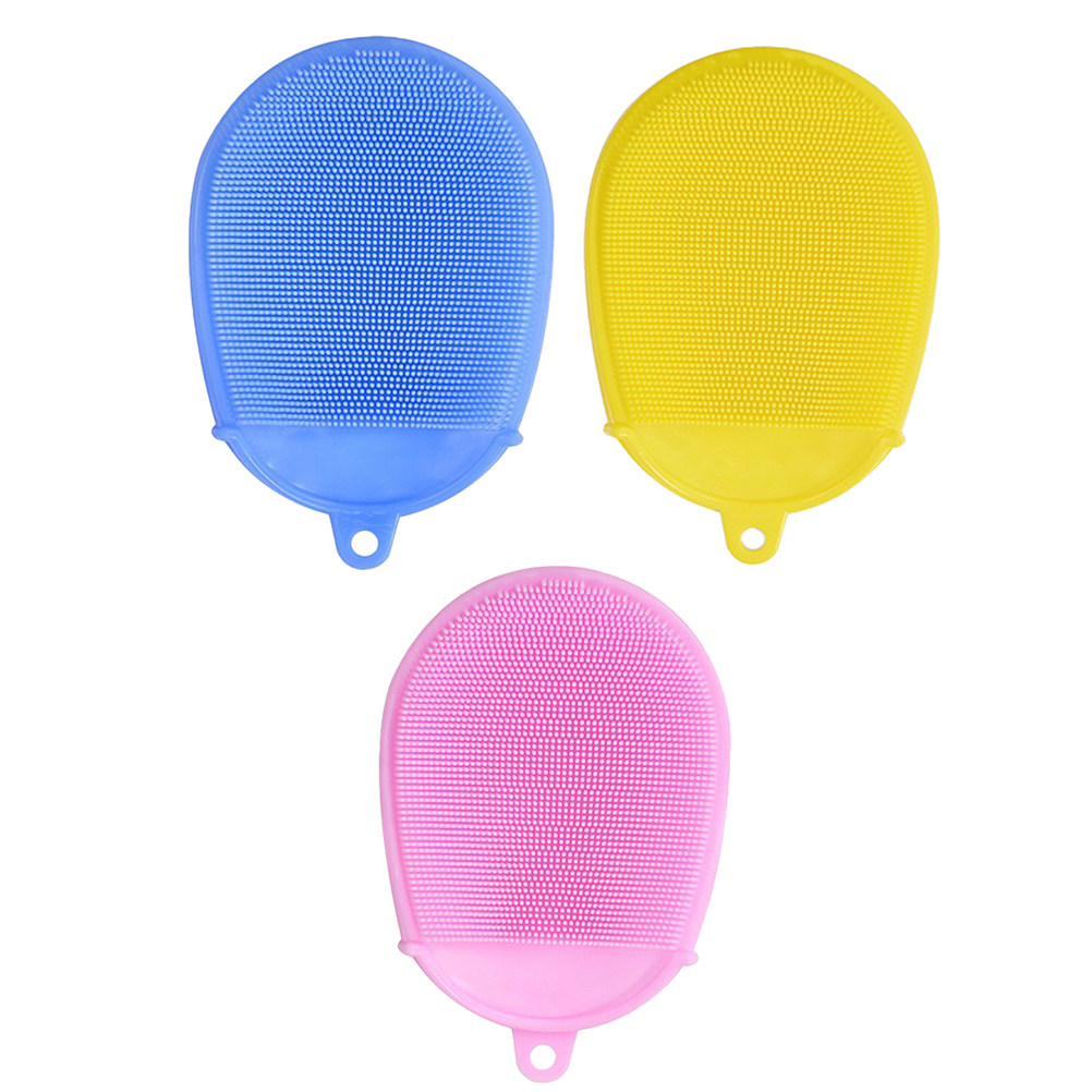 3Pcs Infant Silicone Bath Brus - Dry Food Baby 评论和价格