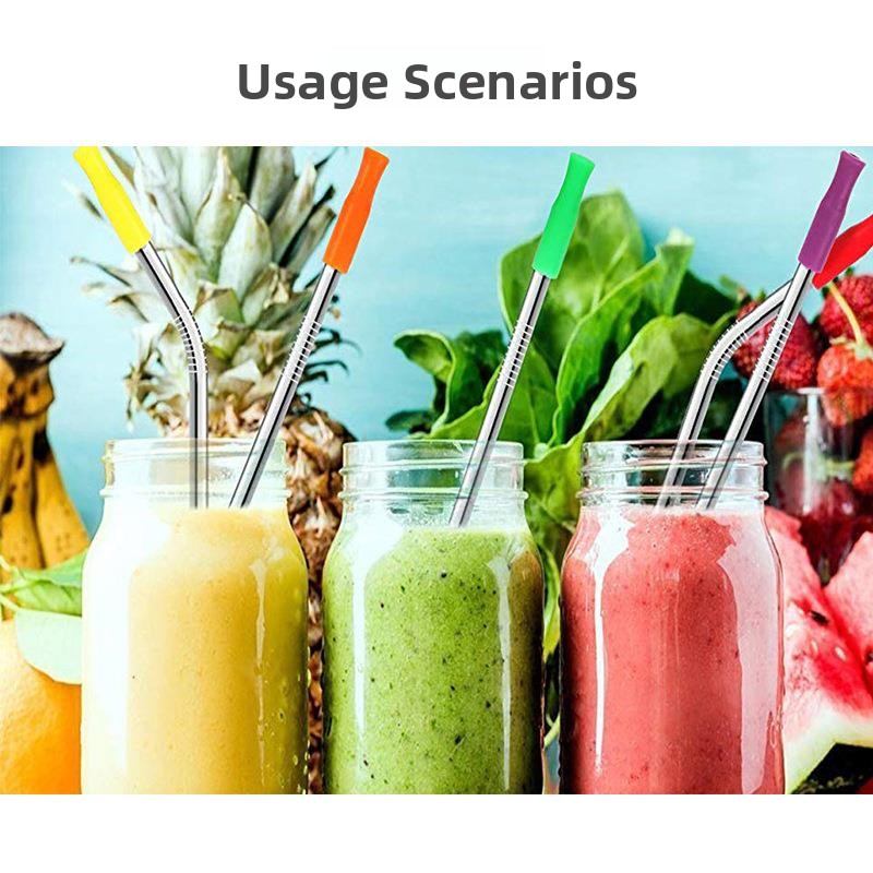 Food Grade Silicone Straw Stai - Baby Food Youtube 评论和价格