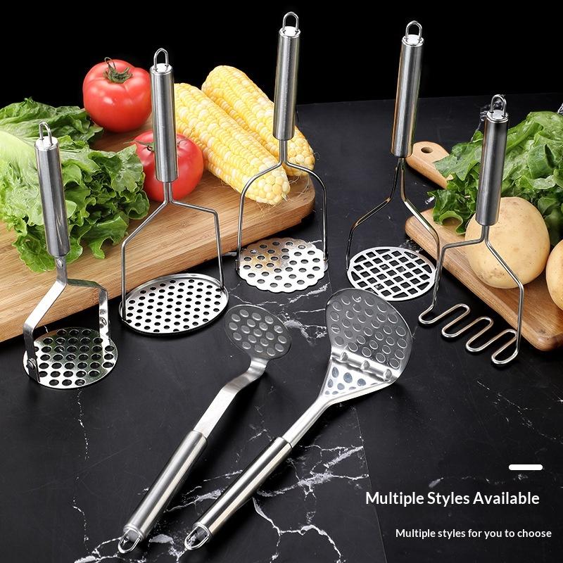 Stainless Steel Potato Masher* - Baby Food With Iron 评论和价格