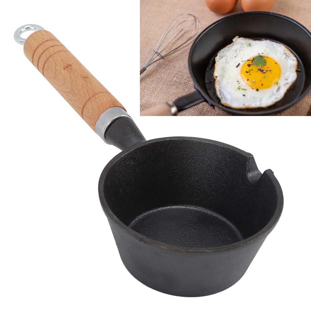Mini Egg Frying Pan Cast Iron  - Baby Food With Iron 评论和价格