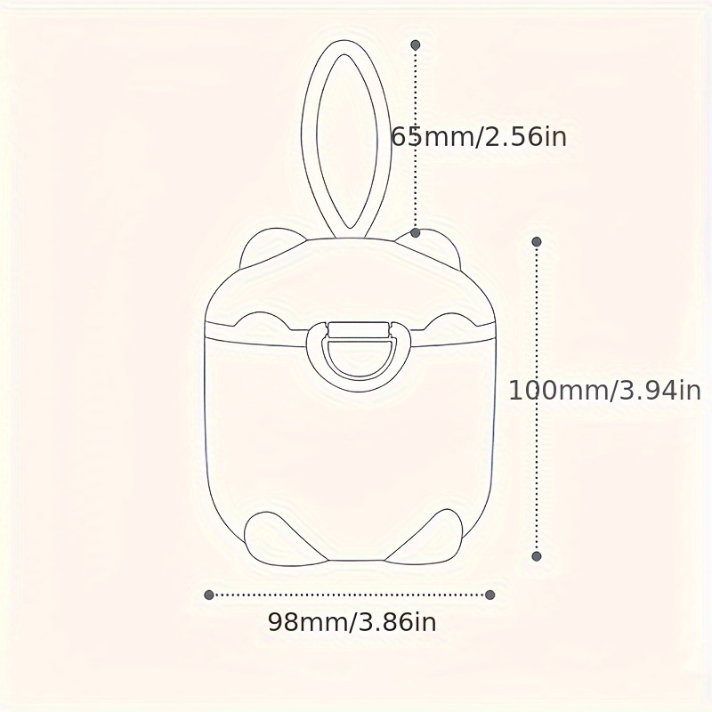 1pc Portable Four-Layer Milk P - Baby Food In Jars 评论和价格
