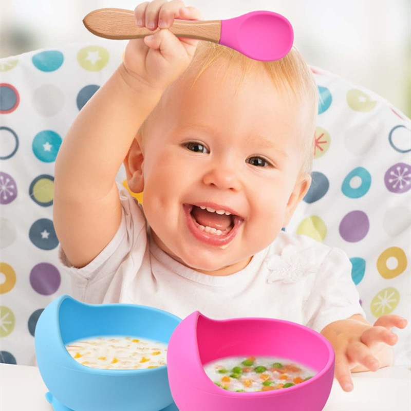 2Pcs/Set Baby Silicone Spoon F - Weaning Spoon Set 评论和价格