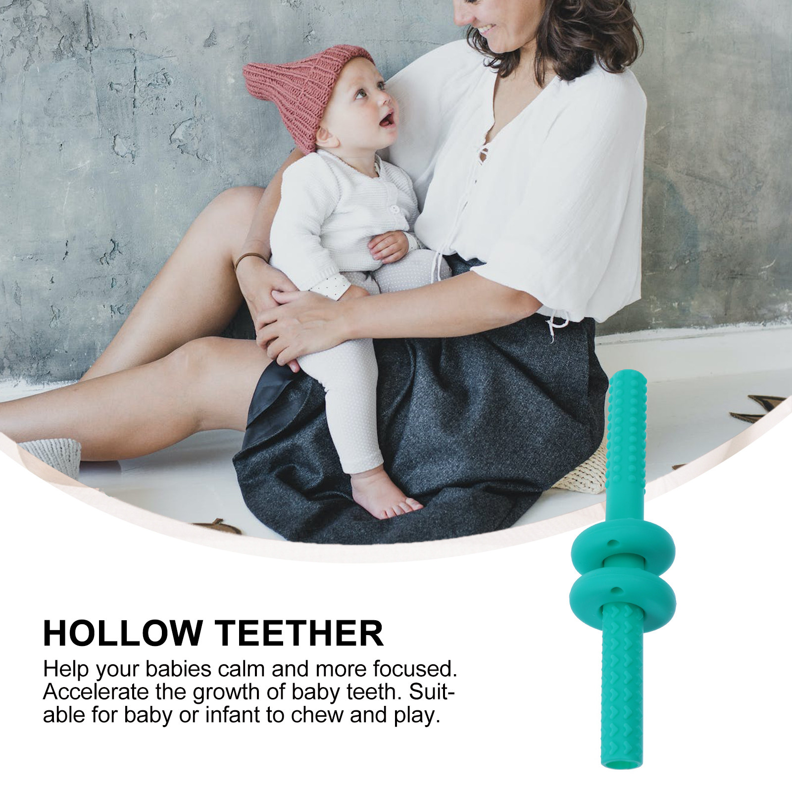 1Set Baby Teether Hollow Silic - Baby Food Youtube 评论和价格