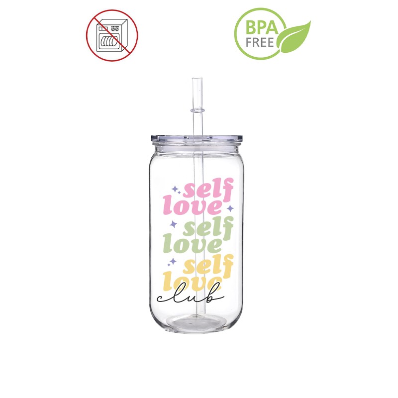 Self Love Colorful Fashin Gril - Training Cup Straw 评论和价格