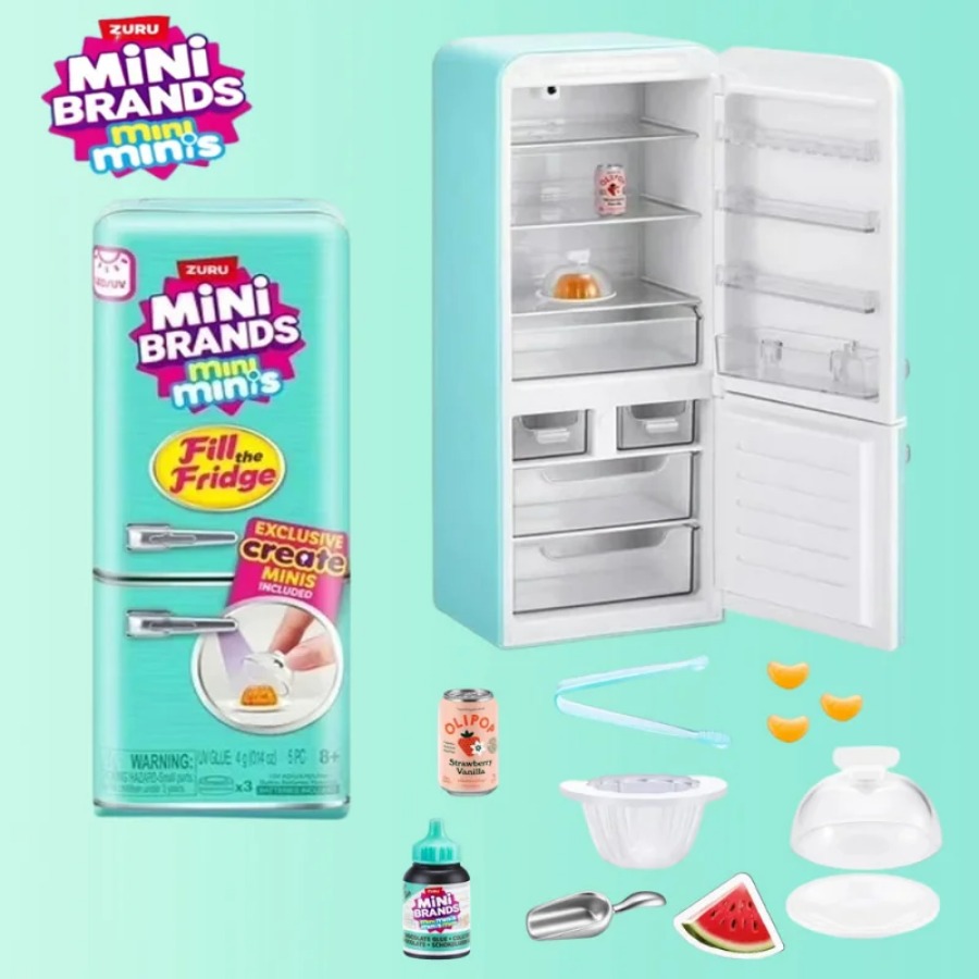 ZURU 5 Surprise Mini Fridge Ba - Baby Food Toy 评论和价格